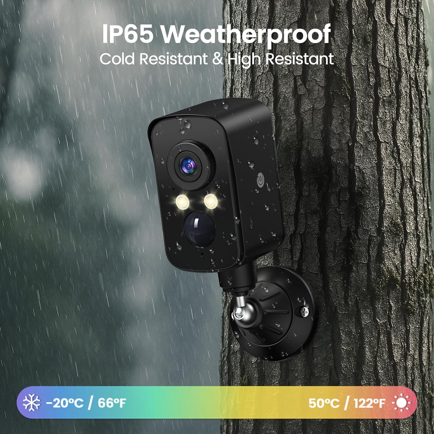 4G LTE Cellular Security Camera Wireless Outdoor, Magnetic, No WiFi Needed, 300° Pan, Solar Powered, Magnetic Mount 1-Min Install, SIM Included, PIR Motion & AI, 2K Night Vision, Lifetime 7-Day Cloud
