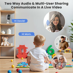Naseto  300° Pan Wireless Outdoor Security Camera, Magnetic Mount, Battery Powered Cam Indoor, 2.4G WiFi, 2K, AI Detection, Night Vision, 2-Way Talk, Lifetime 7-Day Cloud/SD Storage, for Home Security, IP65